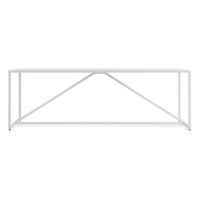 Strut Dining Table in White - Angle 1