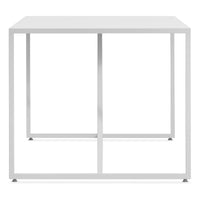 Strut Dining Table in White - Angle 7