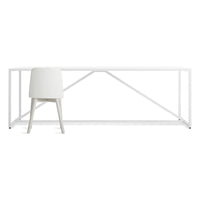 Strut Dining Table in White - Angle 3