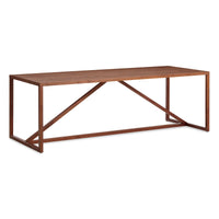 Strut Wood Dining Table in Walnut - Angle 4