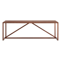 Strut Wood Dining Table in Walnut - Angle 2