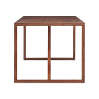 Strut Wood Dining Table in Walnut - Angle 5