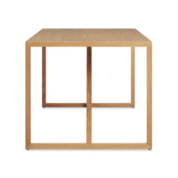 Strut Timber Dining Table in White Oak - Angle 5