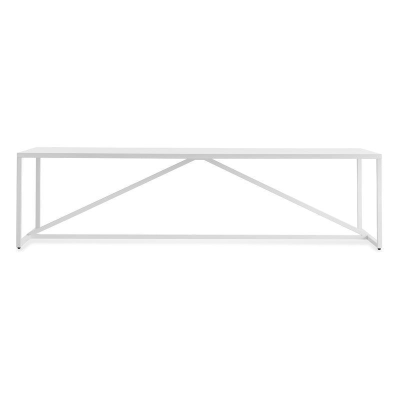Strut Coffee Table in White - Angle 1