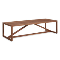 Strut Wood Coffee Table in Walnut - Angle 4