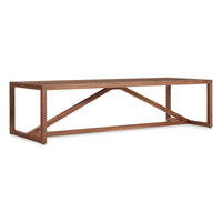 Strut Wood Coffee Table in Walnut - Angle 3