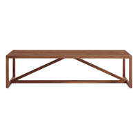 Strut Wood Coffee Table in Walnut - Angle 2