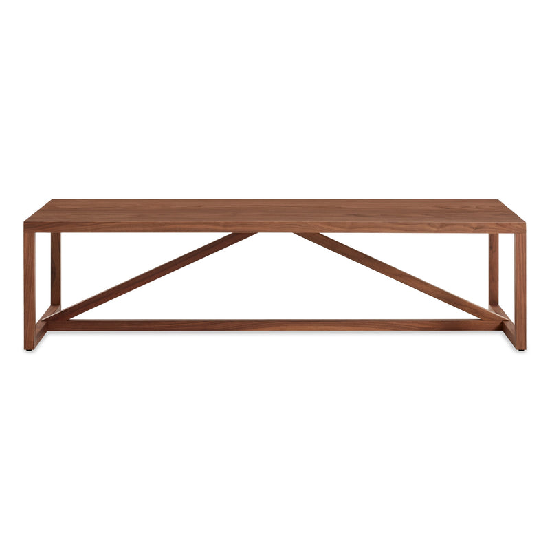 Strut Wood Coffee Table in Walnut - Angle 2