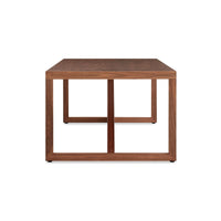 Strut Wood Coffee Table in Walnut - Angle 5