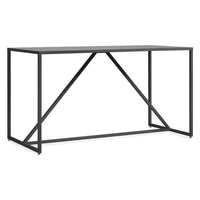 Strut Bar Height Table in Slate - Angle 3
