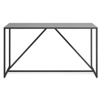 Strut Bar Height Table in Slate - Angle 2