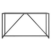 Strut Bar Height Table in Slate - Angle 1