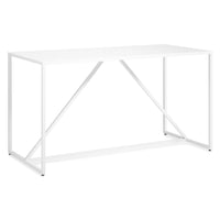 Strut Bar Height Table in White - Angle 4