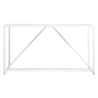 Strut Bar Height Table in White - Angle 1