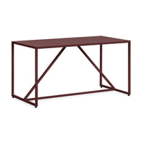 Strut Table in Oxblood - Angle 4