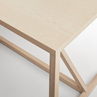 Strut Wood Dining Table in Whitewashed Ash - Angle 7