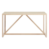 Strut Wood Dining Table in Whitewashed Ash - Angle 2