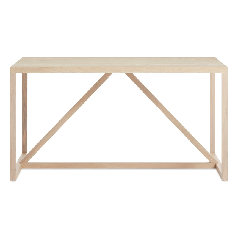 Strut Wood Dining Table in Whitewashed Ash