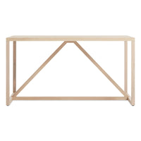 Strut Wood Dining Table in Whitewashed Ash - Angle 1