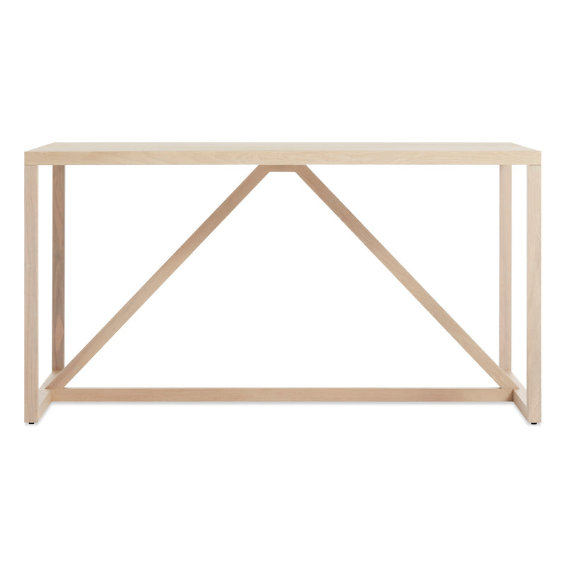 Strut Wood Dining Table in Whitewashed Ash