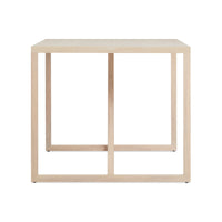 Strut Wood Dining Table in Whitewashed Ash - Angle 5