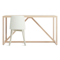 Strut Wood Dining Table in Whitewashed Ash - Angle 6