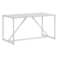 Strut Table in White - Angle 4