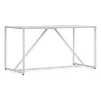 Strut Table in White - Angle 3