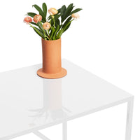 Strut Dining Table in White - Angle 8