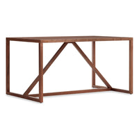 Strut Wood Dining Table in Walnut - Angle 4