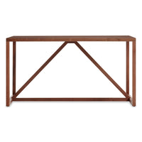 Strut Wood Dining Table in Walnut - Angle 1