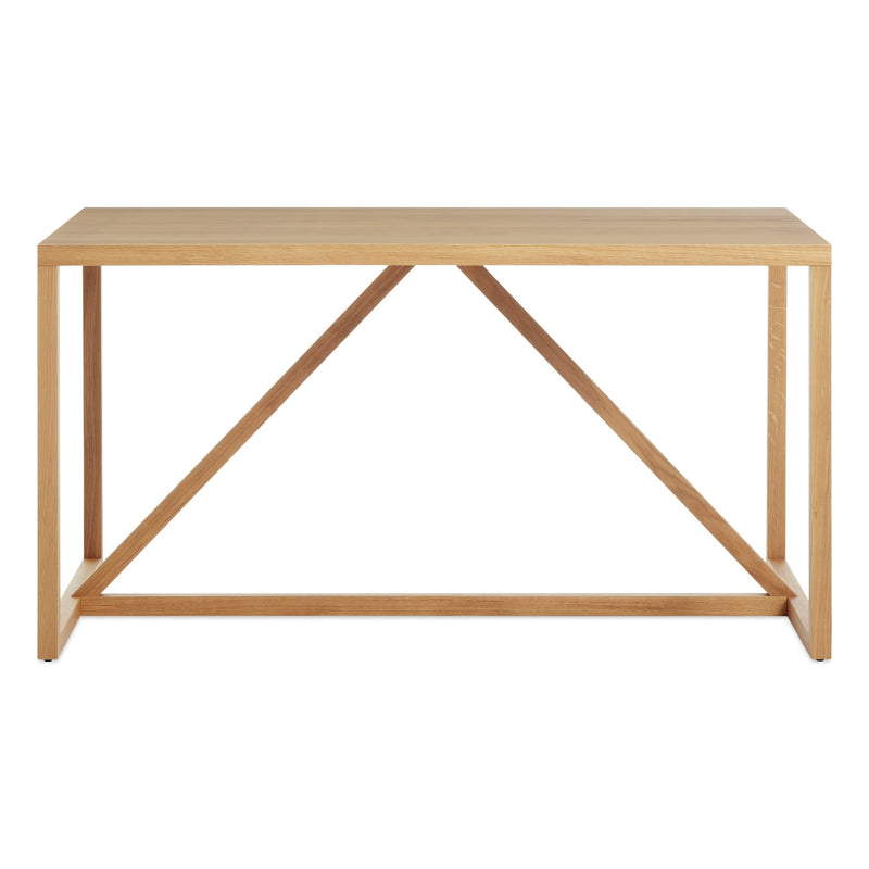 Strut Wood Dining Table in White Oak
