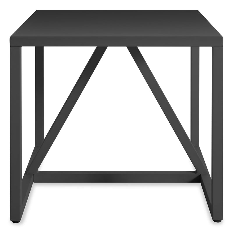 Strut Outdoor Side Table in Carbon