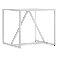 Strut Side Table in White - Angle 3