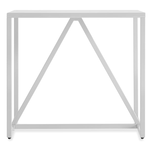 Strut Side Table in White - Angle 1