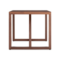 Strut Wood Side Table in Walnut - Angle 5