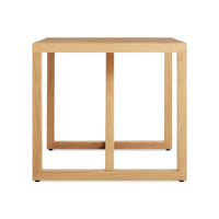 Strut Wood Side Table in White Oak - Angle 5