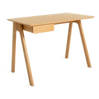 Stash Desk in White Oak - Angle 4