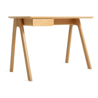 Stash Desk in White Oak - Angle 3