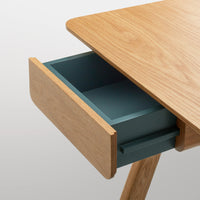 Stash Desk in White Oak - Angle 10