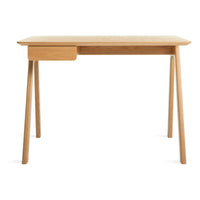 Stash Desk in White Oak - Angle 1