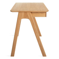 Stash Desk in White Oak - Angle 5