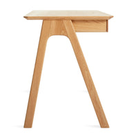 Stash Desk in White Oak - Angle 7