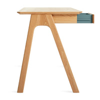 Stash Desk in White Oak - Angle 8