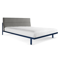 Station Bed in Edwards Light Grey - Angle 1