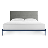Station Bed in Edwards Light Grey - Angle 2
