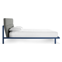 Station Bed in Edwards Light Grey - Angle 3