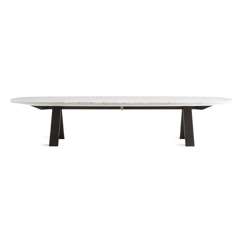 Super Swoval Coffee Table in Marble / Black