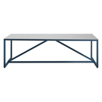 Strut Square Coffee Table en Navy - ángulo 1