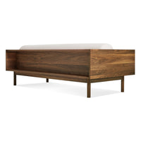 Souvenir Sofa in Landa Stone / Walnut - Angle 5